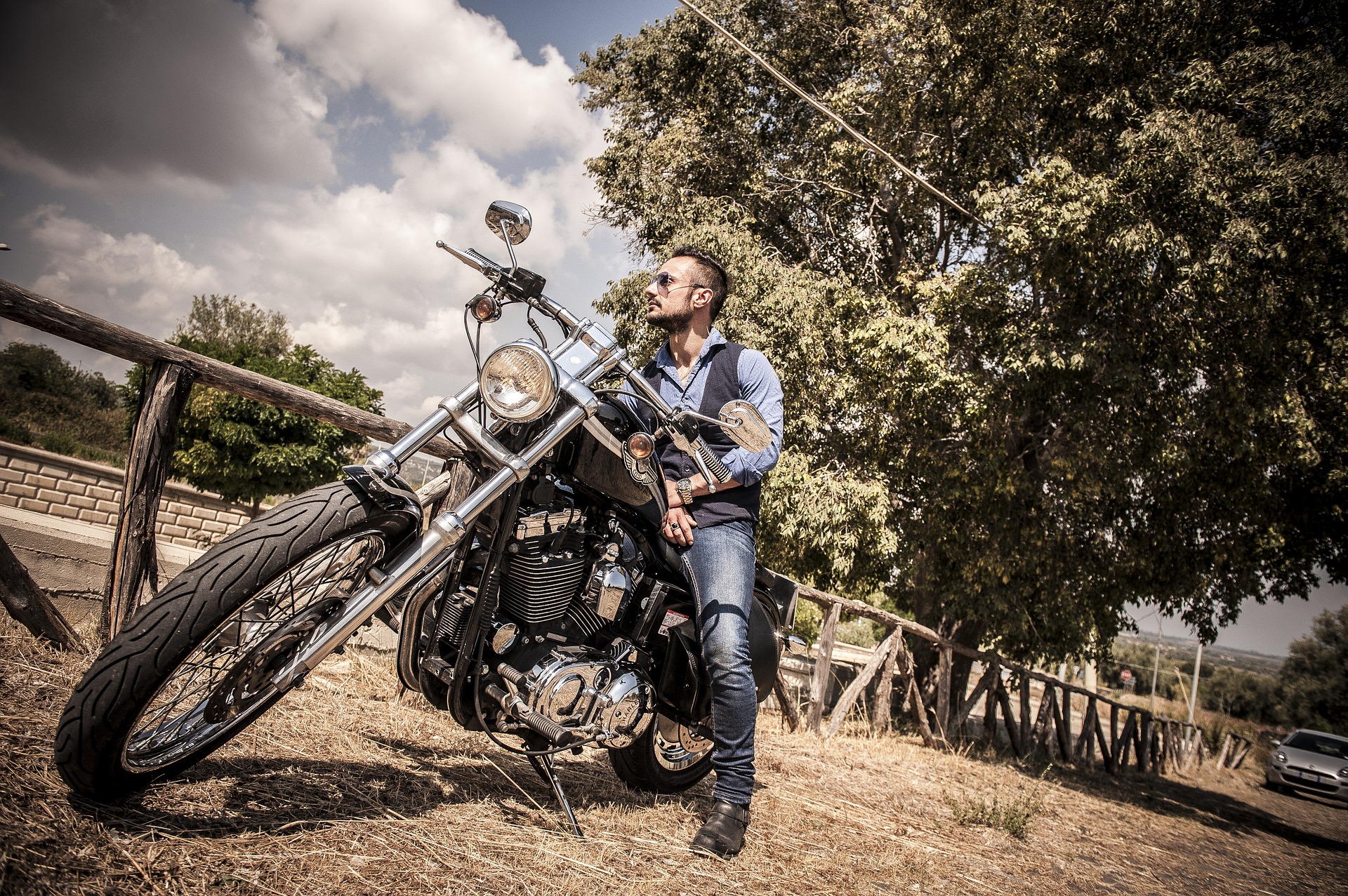 Motorradfahrer